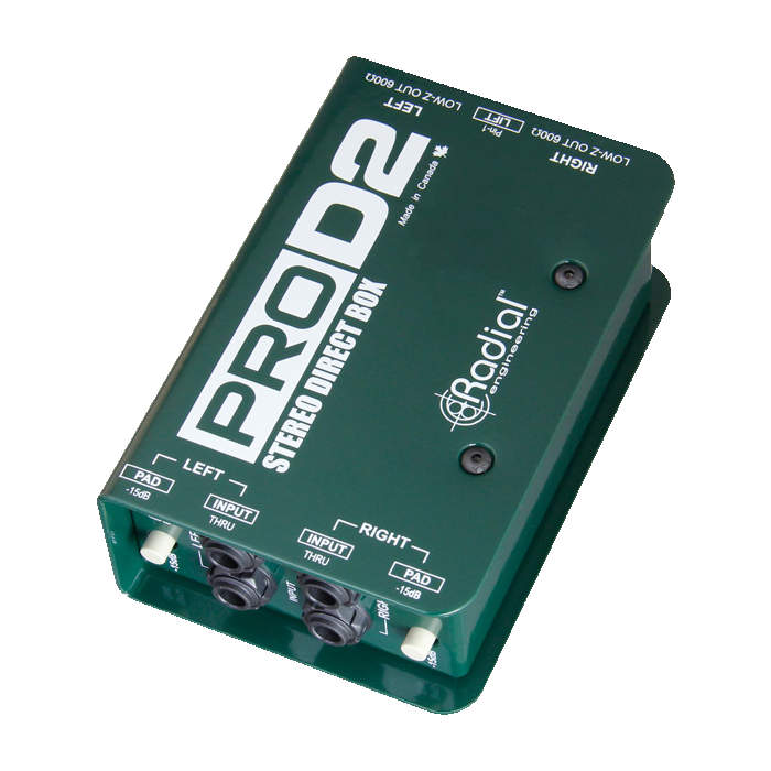 RADIAL PRO D2 Stereo Passive Direct Box